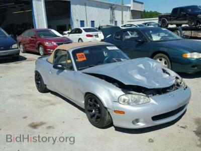 2002 Mazda MIATA Miata/LS, серебристый — VIN JM1NB353420225366, Copart