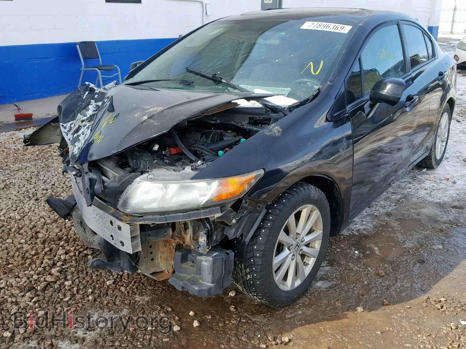 2012 HONDA CIVIC - VIN: 19XFB2F84CE315960 - Фото 2