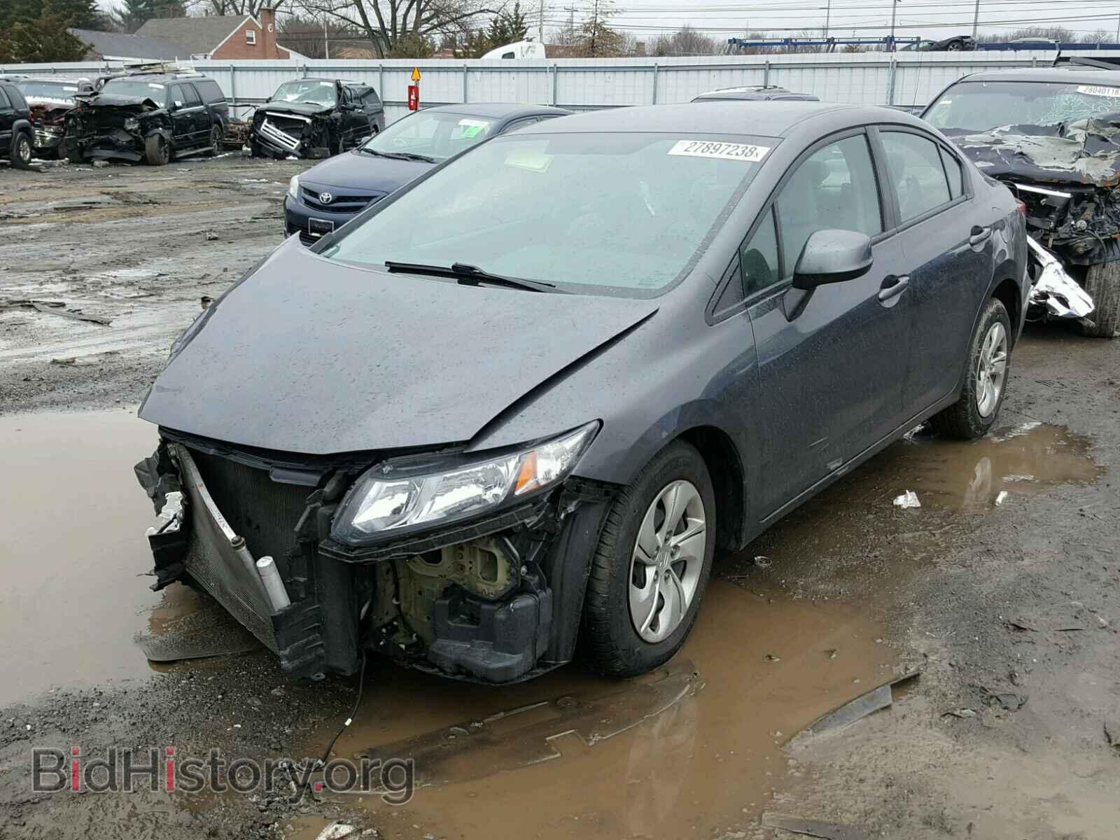2013 HONDA CIVIC - VIN: 2HGFB2F57DH585231 - Фото 2