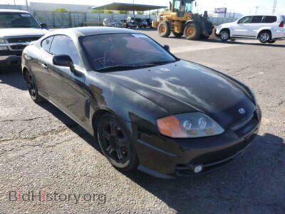 2004 Hyundai TIBURON, black — VIN KMHHM65D94U131380, Copart