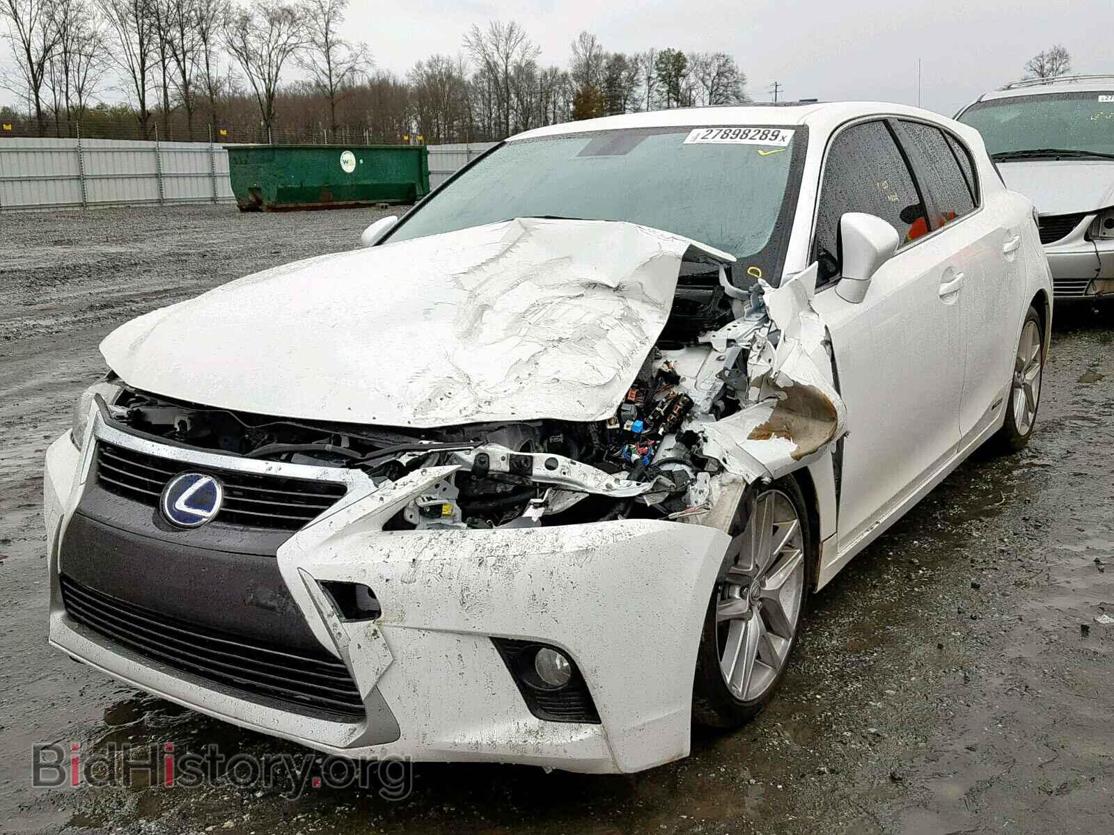2014 LEXUS CT 200 - VIN: JTHKD5BH6E2201828 - Фото 2