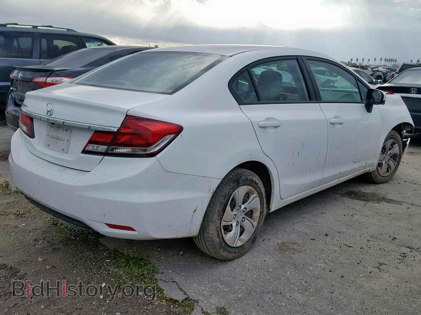 2014 HONDA CIVIC LX - VIN: 19XFB2F50EE202189 - Фото 4