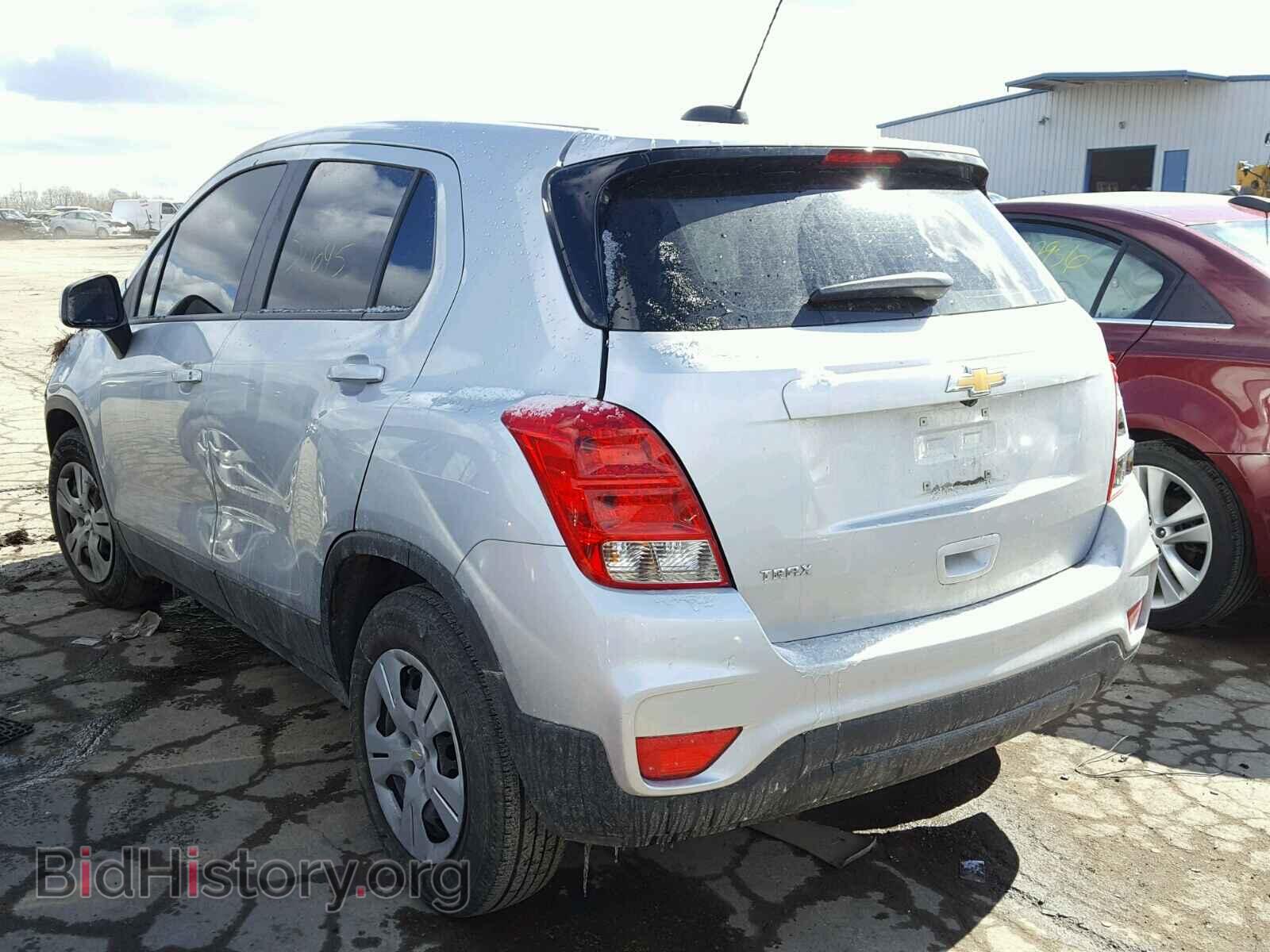 2017 CHEVROLET TRAX - VIN: 3GNCJKSBXHL159084 - Фото 3