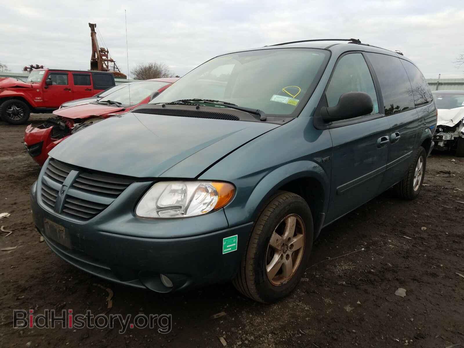 2007 DODGE CARAVAN - VIN: 2D4GP44L77R271579 - Фото 2
