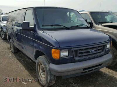 2006 Ford ECONOLINE, blue — VIN 1FTNE24W06DB21792, Copart