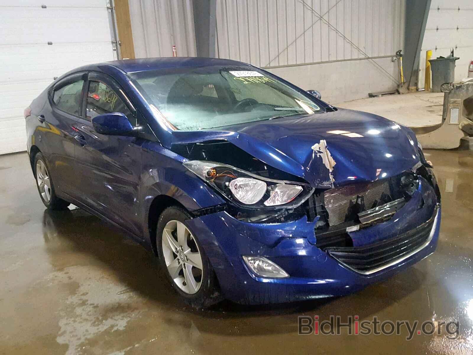 Photo 5NPDH4AE4CH078591 - HYUNDAI ELANTRA 2012