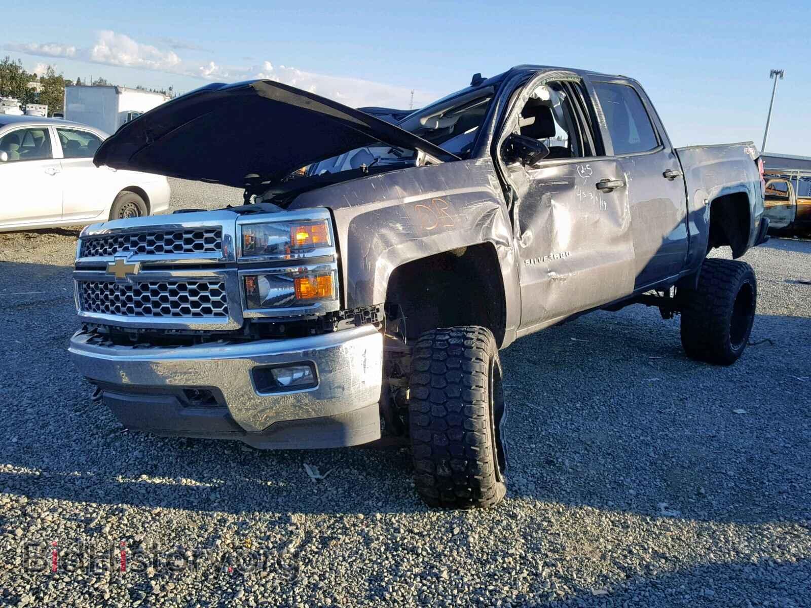 2014 CHEVROLET SILVERADO - VIN: 3GCUKREC8EG367217 - Фото 2