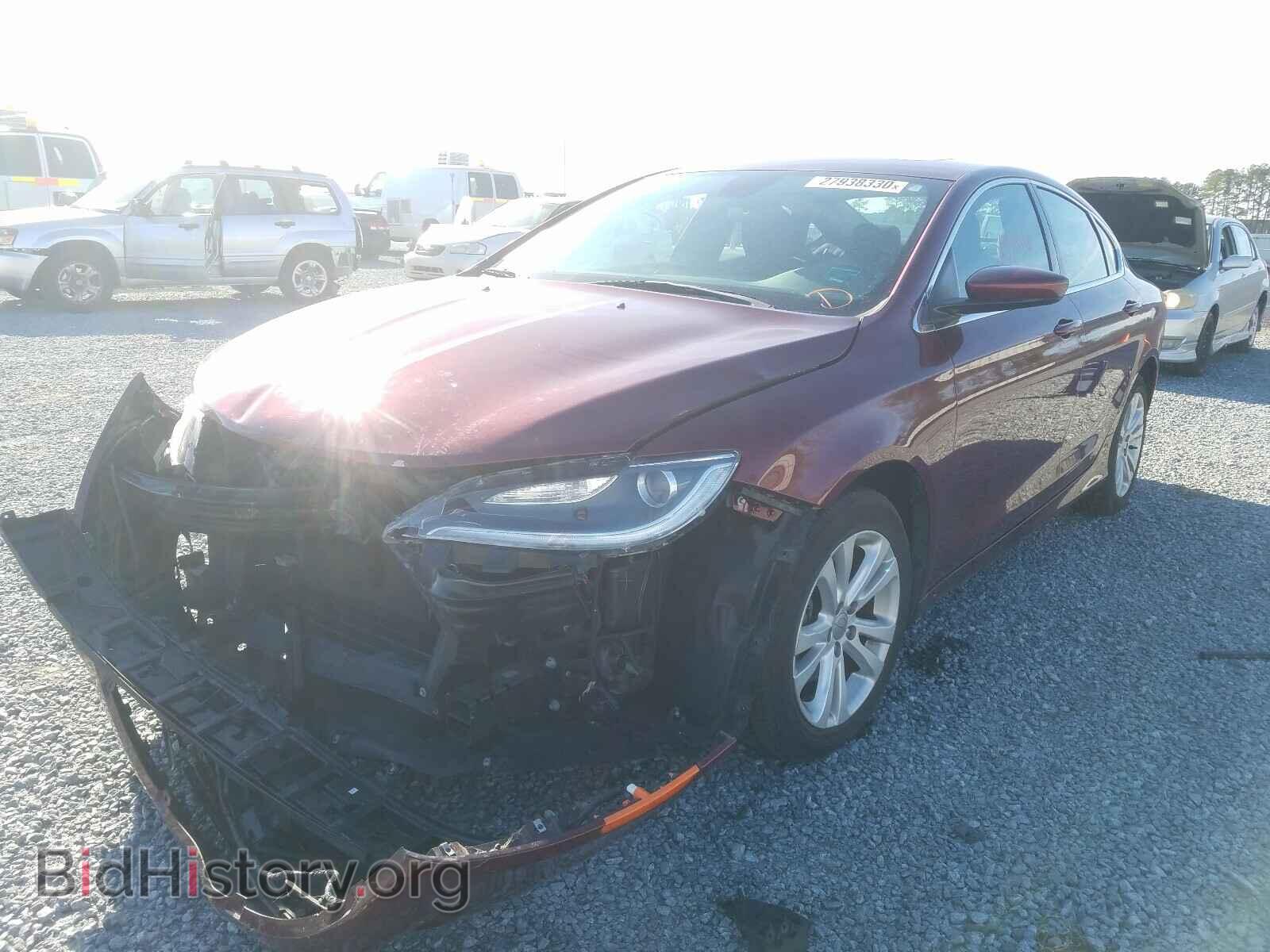 2015 CHRYSLER 200 - VIN: 1C3CCCAB3FN628849 - Фото 2