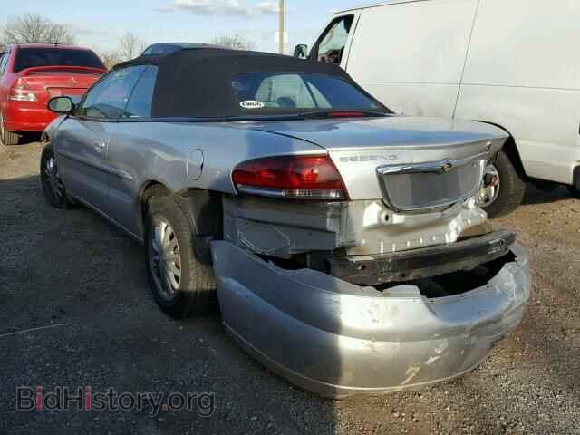 2002 CHRYSLER SEBRING - VIN: 1C3EL65RX2N192593 - Фото 3