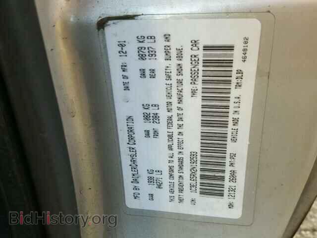 2002 CHRYSLER SEBRING - VIN: 1C3EL65RX2N192593 - Фото 10