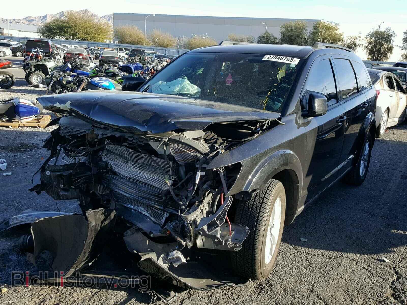 2013 DODGE JOURNEY - VIN: 3C4PDCBG8DT716023 - Фото 2