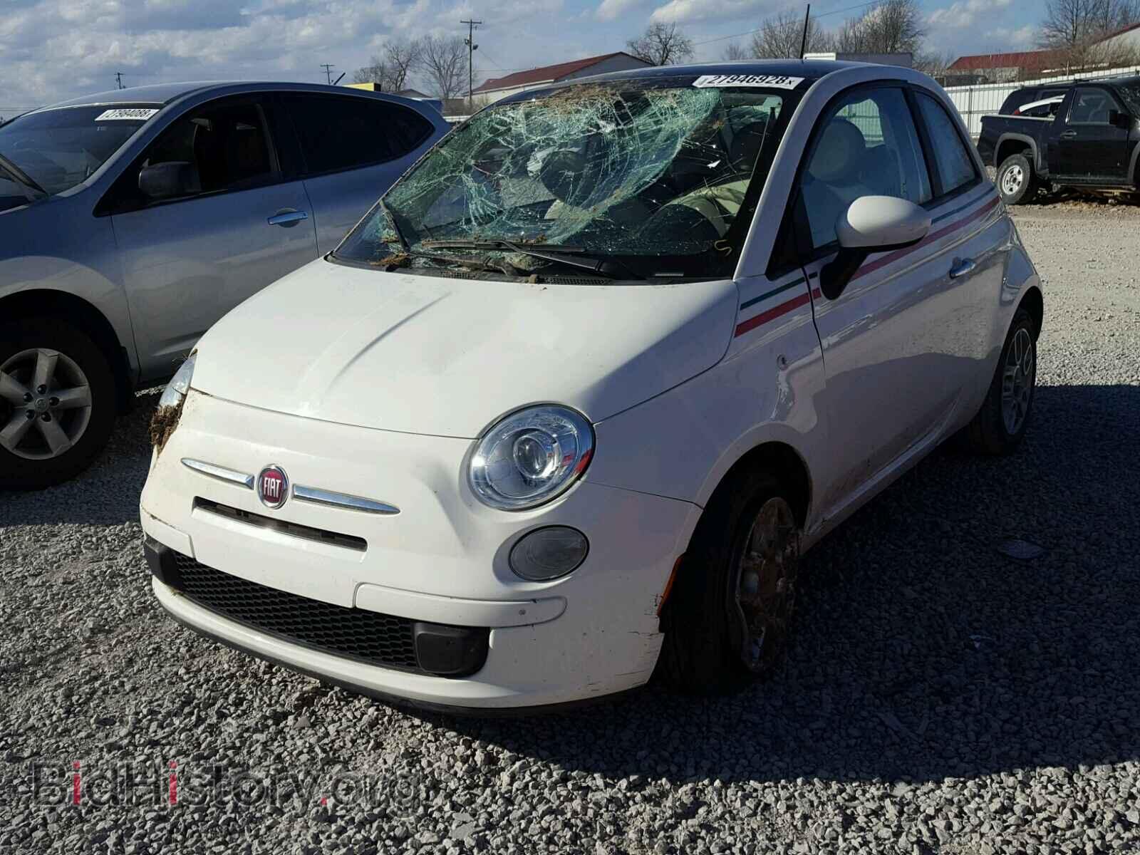 2012 FIAT 500 - VIN: 3C3CFFAR5CT209919 - Фото 2