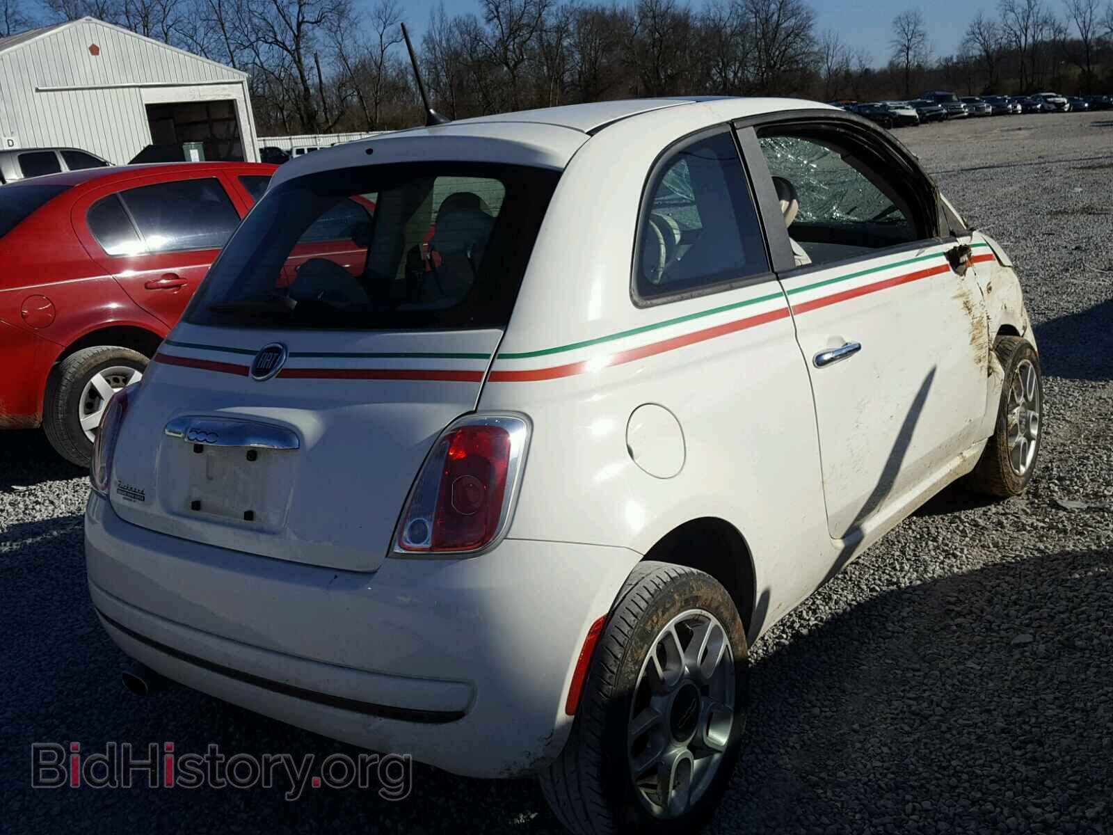 2012 FIAT 500 - VIN: 3C3CFFAR5CT209919 - Фото 4