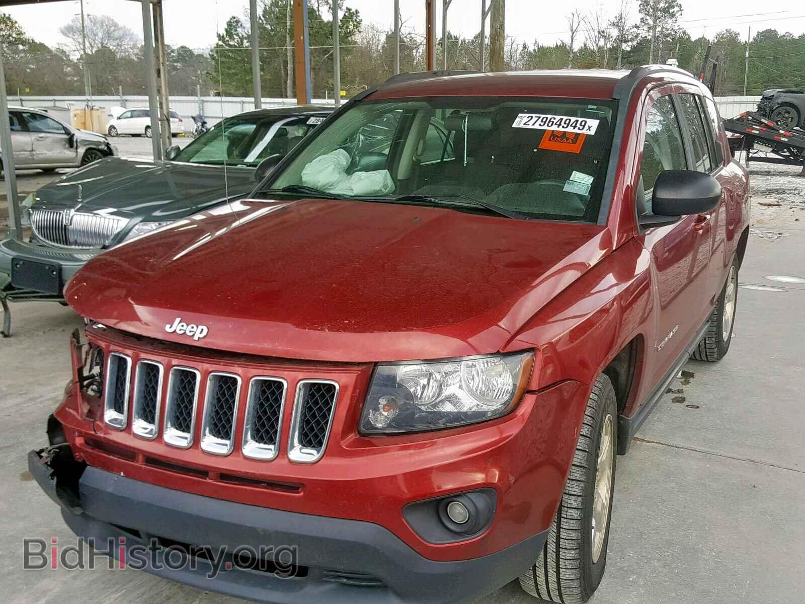 2014 JEEP COMPASS SP - VIN: 1C4NJCBA5ED772424 - Фото 2