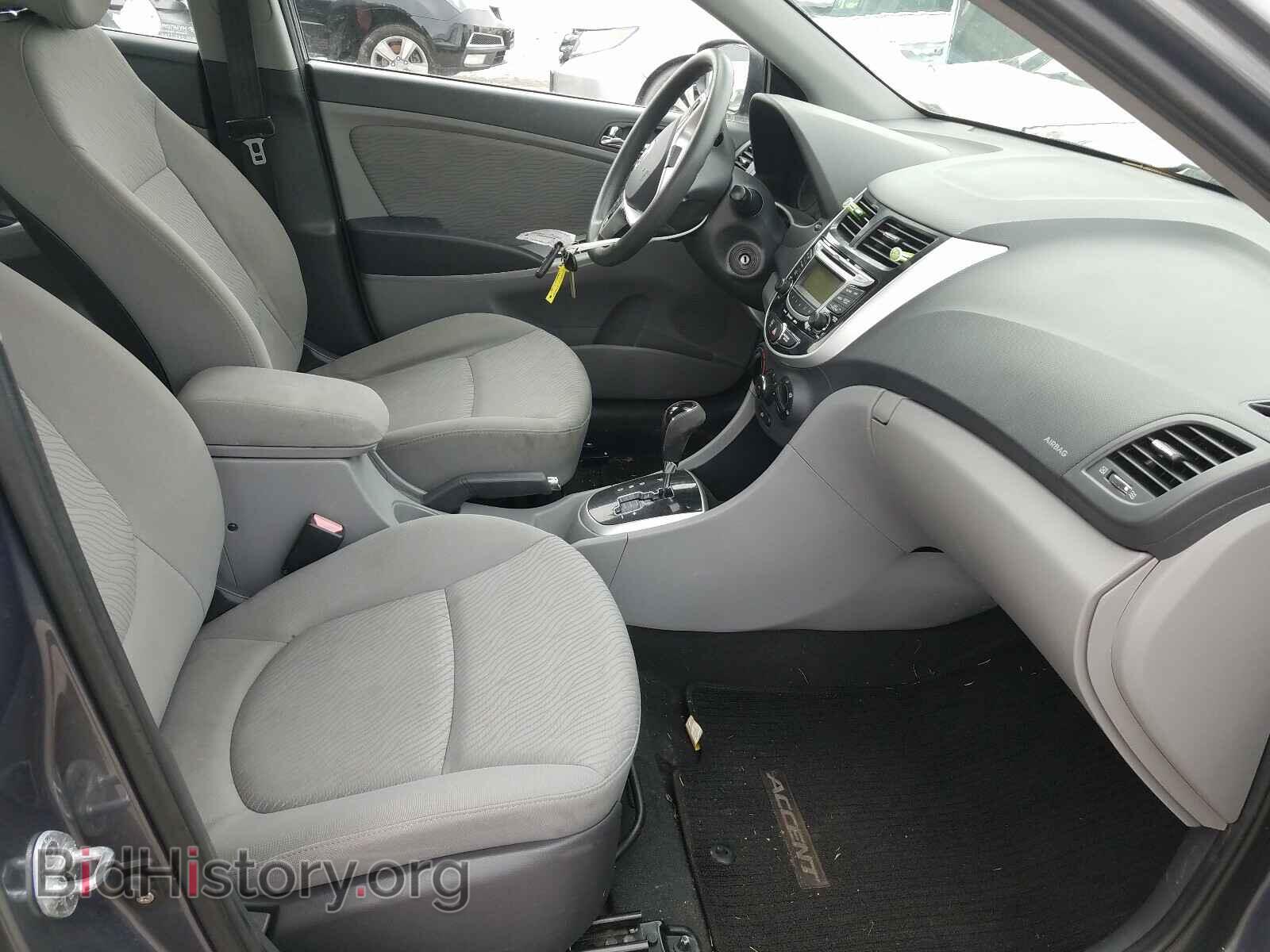 2012 HYUNDAI ACCENT - VIN: KMHCU4AE6CU163635 - Фото 5