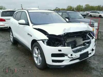 2017 Jaguar F-PACE F-Pace PRE, белый — VIN SADCJ2BN5HA090500, Copart