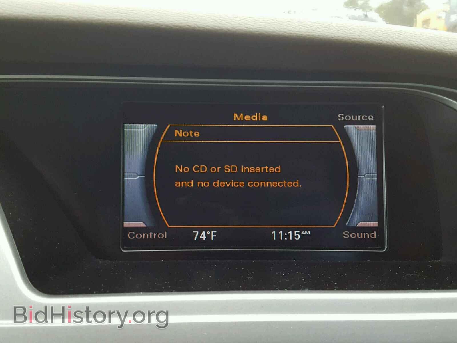 2012 AUDI A4 - VIN: WAUBFAFL0CA107852 - Фото 9