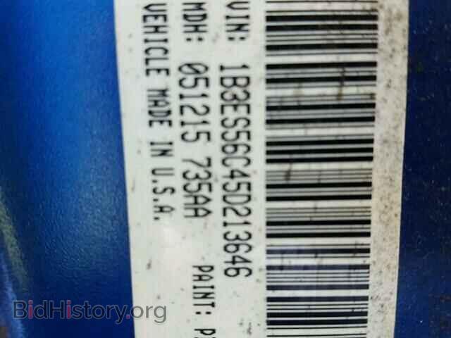 2005 DODGE NEON - VIN: 1B3ES56C45D213646 - Фото 10