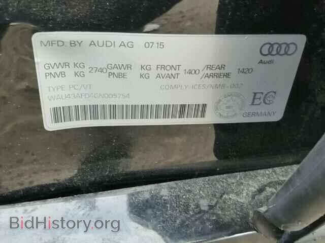 2016 AUDI A8 - VIN: WAU43AFD4GN005754 - Фото 10