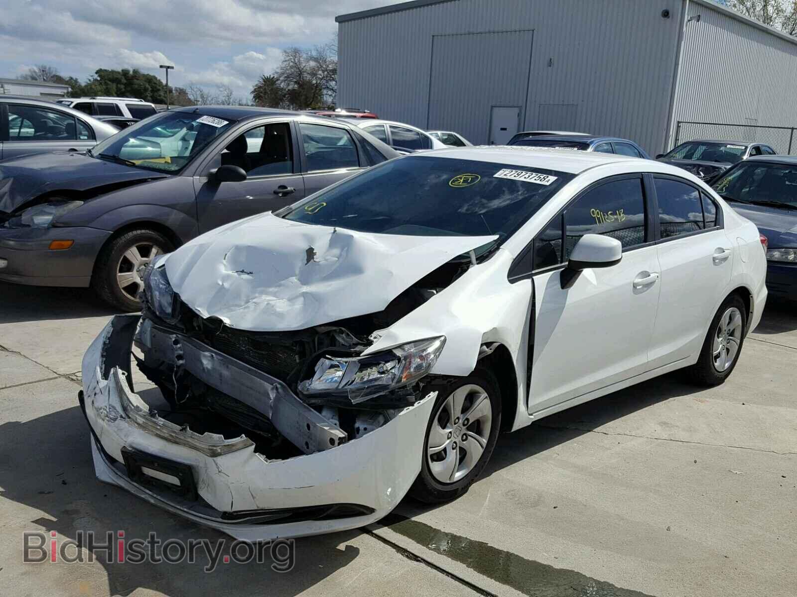 2013 HONDA CIVIC - VIN: 19XFB2F54DE274169 - Фото 2