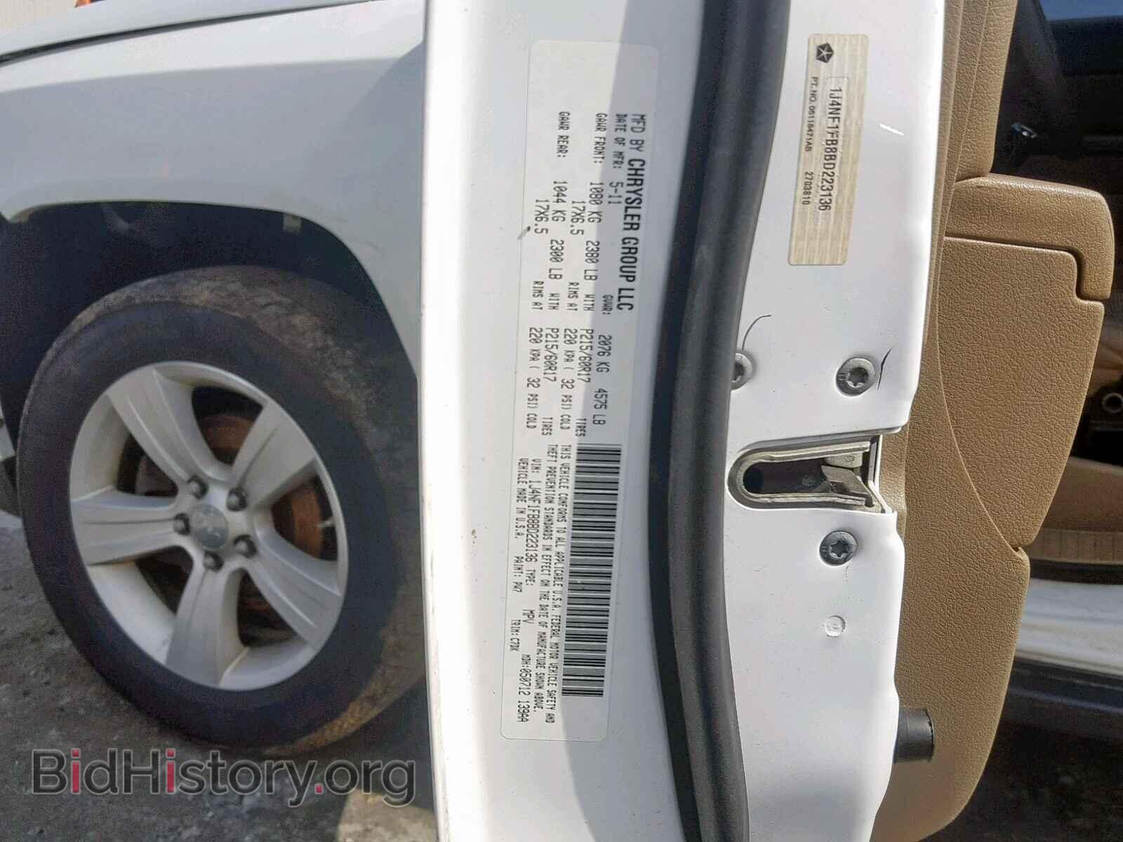 2011 JEEP COMPASS SP - VIN: 1J4NF1FB8BD223136 - Photo 10