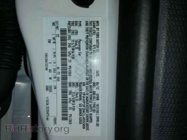 2012 FORD FOCUS - VIN: 1FAHP3F24CL455368 - Фото 10