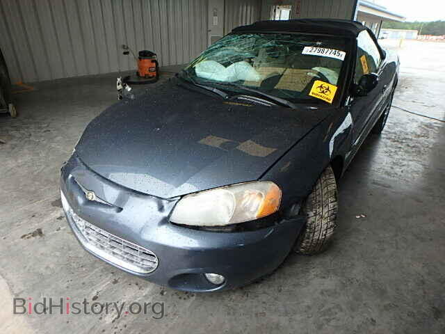 2002 CHRYSLER SEBRING - VIN: 1C3EL65R82N352809 - Фото 2
