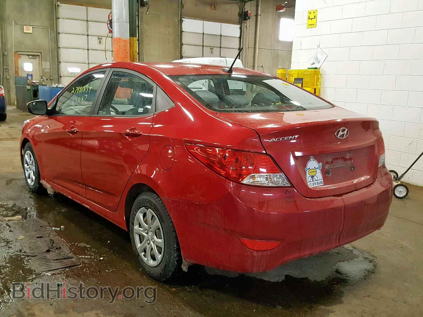 2014 HYUNDAI ACCENT - VIN: KMHCT4AE0EU637729 - Фото 3