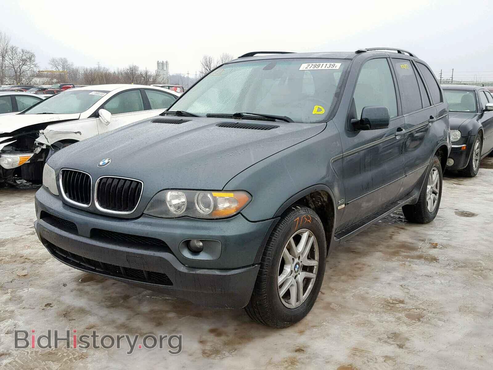 2005 BMW X5 - VIN: 5UXFA13555LY09129 - Фото 2