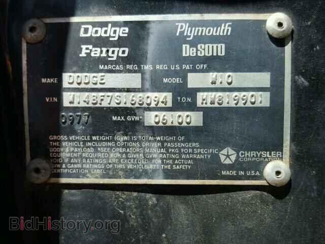 1977 DODGE RAM - VIN: W14BF7S168094 - Photo 10