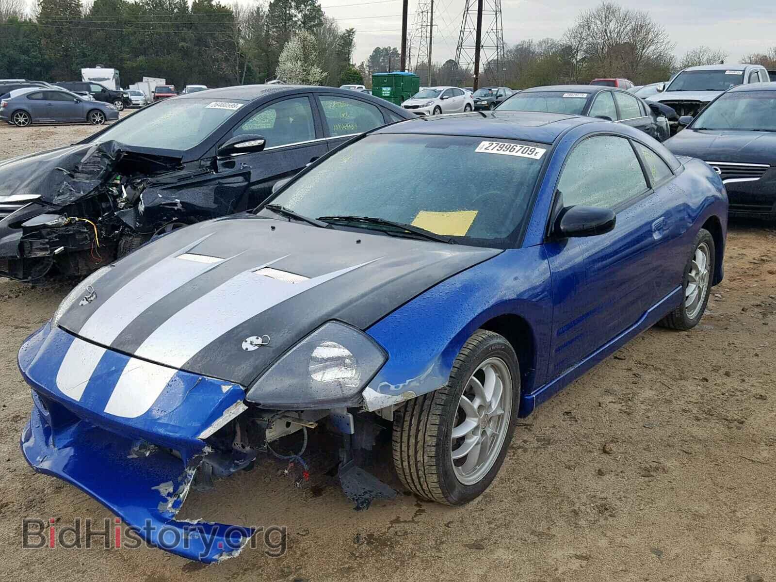 2001 MITSUBISHI ECLIPSE - VIN: 4A3AC54H11E216126 - Photo 2