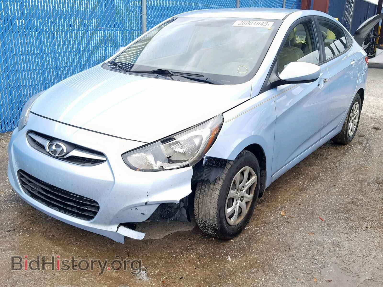 2013 HYUNDAI ACCENT - VIN: KMHCT4AE4DU528107 - Фото 2