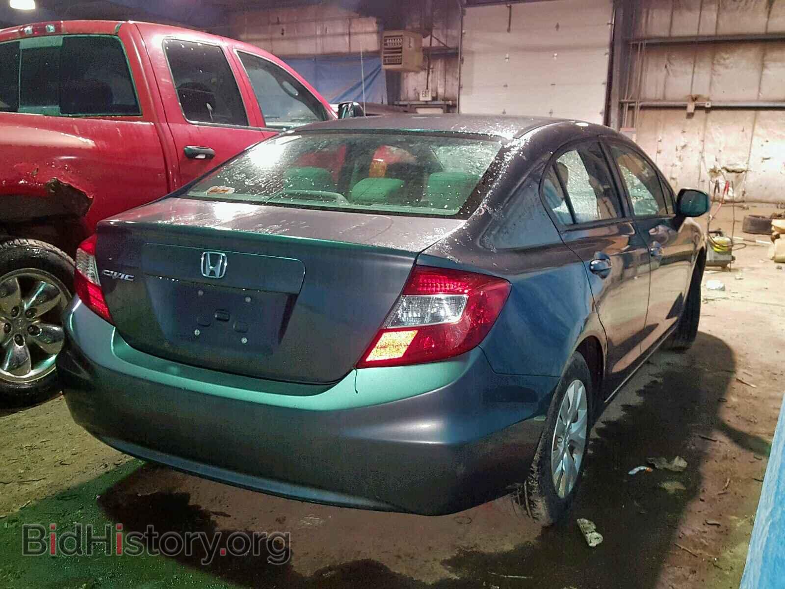 2012 HONDA CIVIC LX - VIN: 2HGFB2F56CH526833 - Фото 4