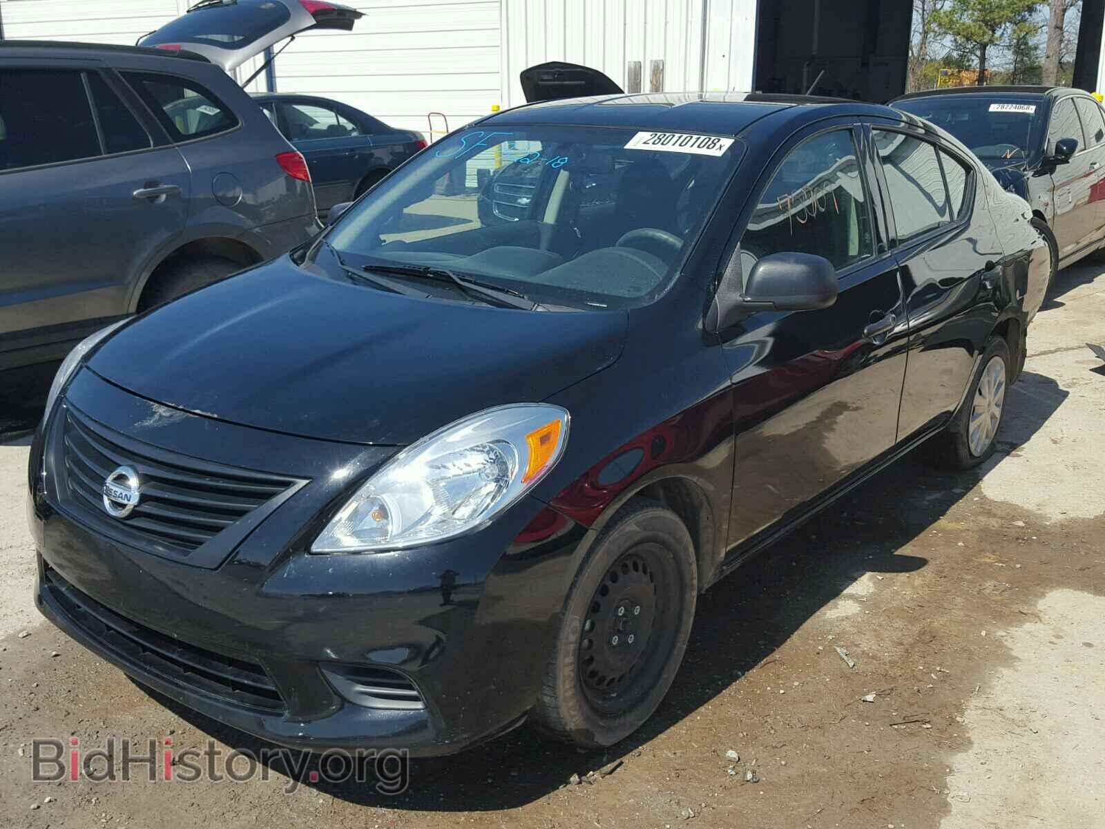 2014 NISSAN VERSA - VIN: 3N1CN7AP2EL843536 - Фото 2