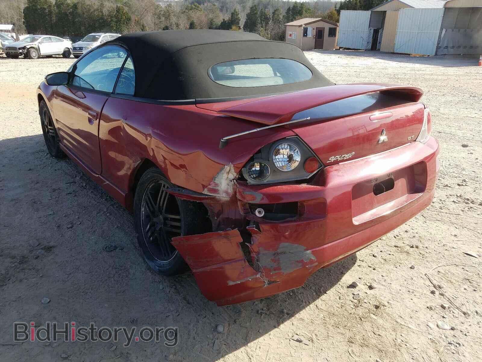 2003 MITSUBISHI ECLIPSE - VIN: 4A3AE55H33E076432 - Фото 3