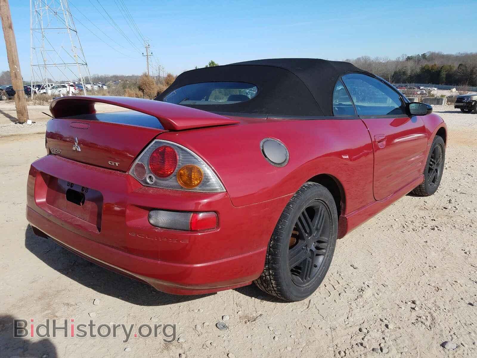 2003 MITSUBISHI ECLIPSE - VIN: 4A3AE55H33E076432 - Фото 4