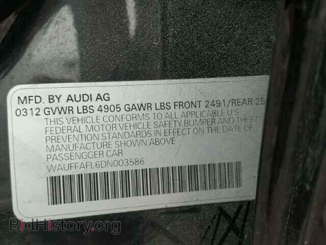 2013 AUDI A4 - VIN: WAUFFAFL6DN003586 - Фото 10