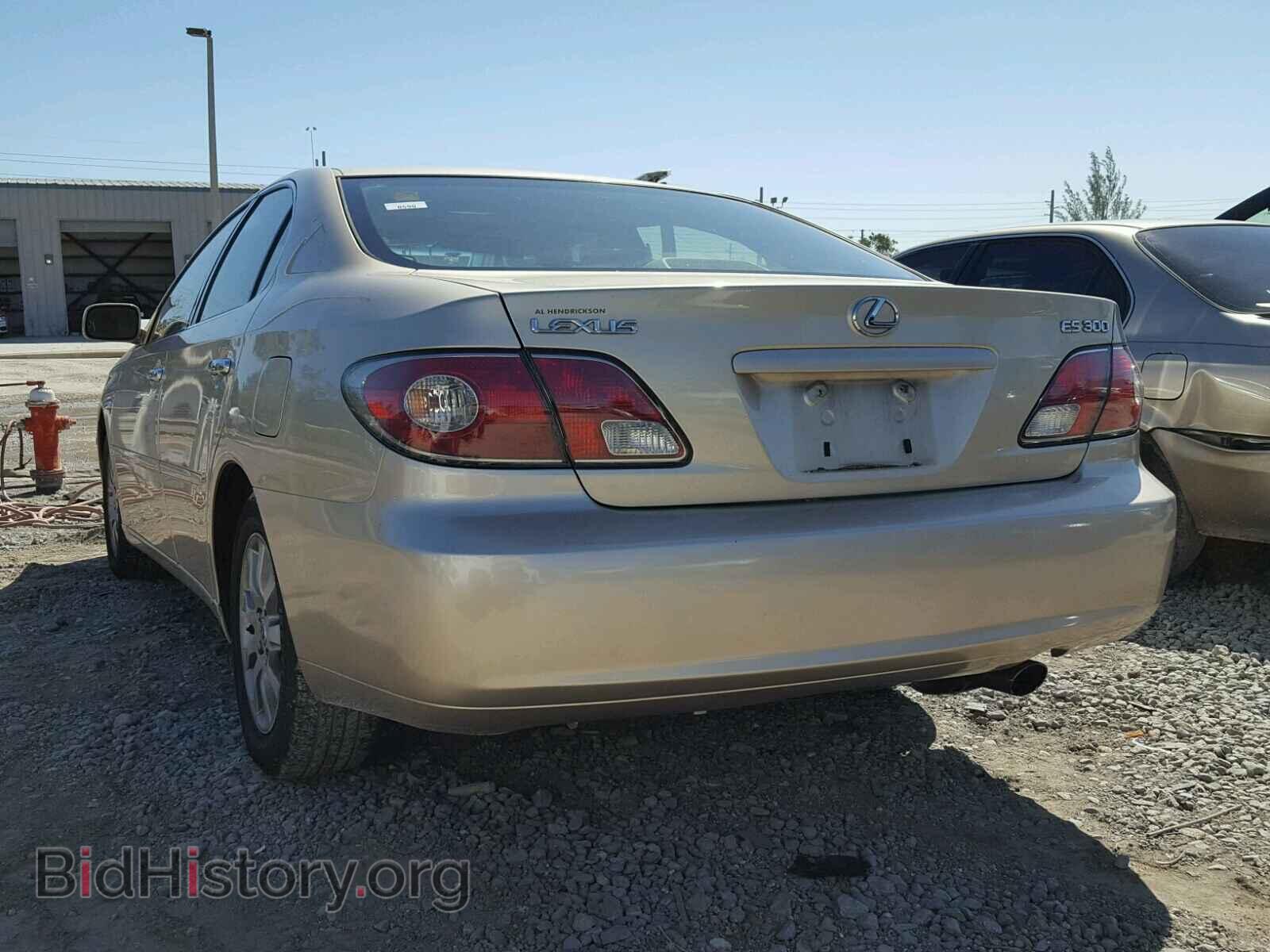 2003 LEXUS ES300 - VIN: JTHBF30G730094516 - Фото 3