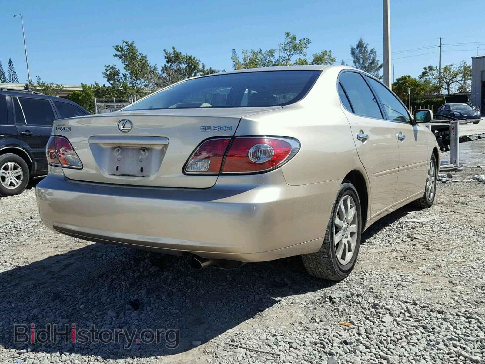 2003 LEXUS ES300 - VIN: JTHBF30G730094516 - Фото 4