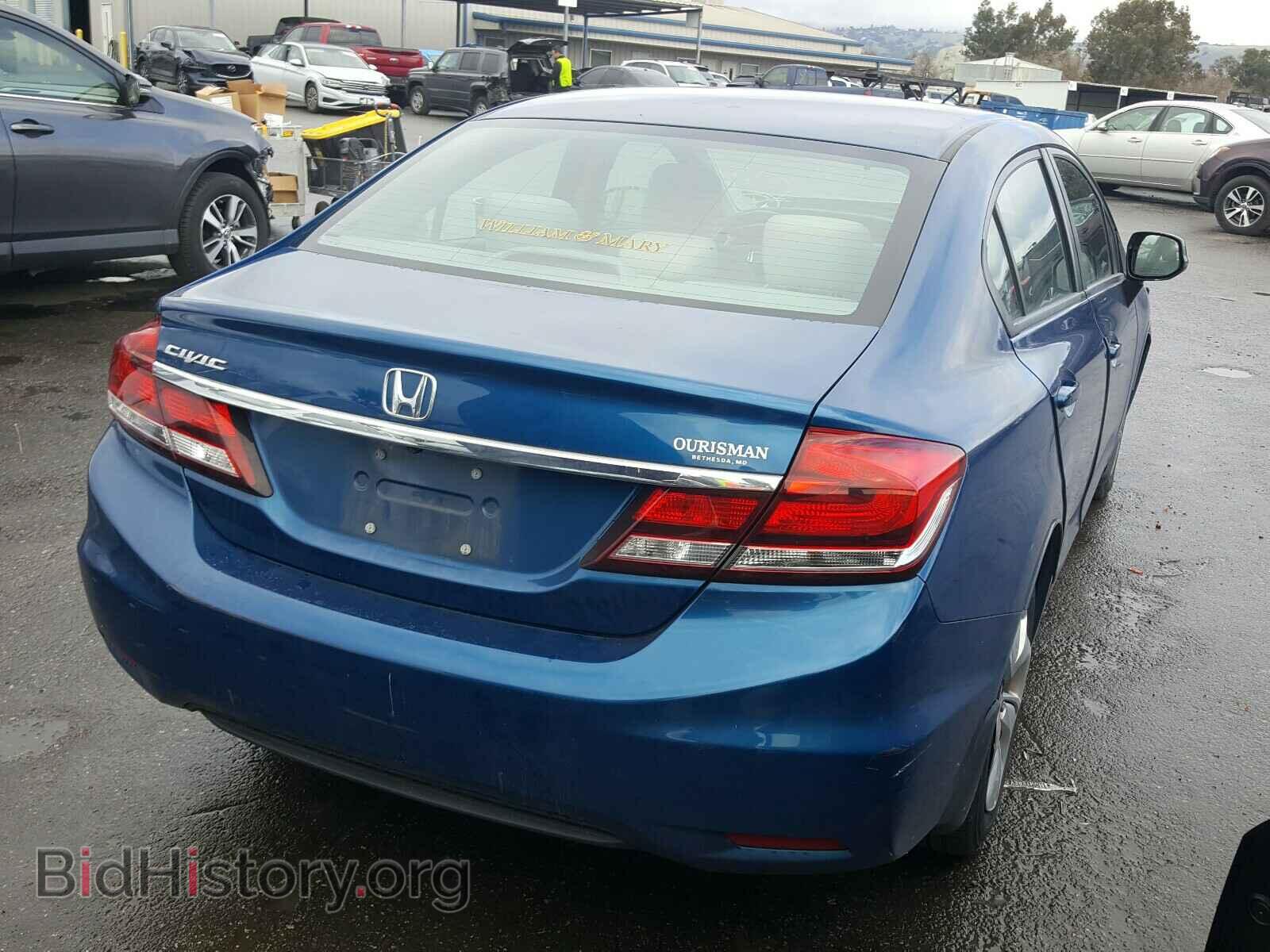 2013 HONDA CIVIC LX - VIN: 2HGFB2F50DH602080 - Фото 4