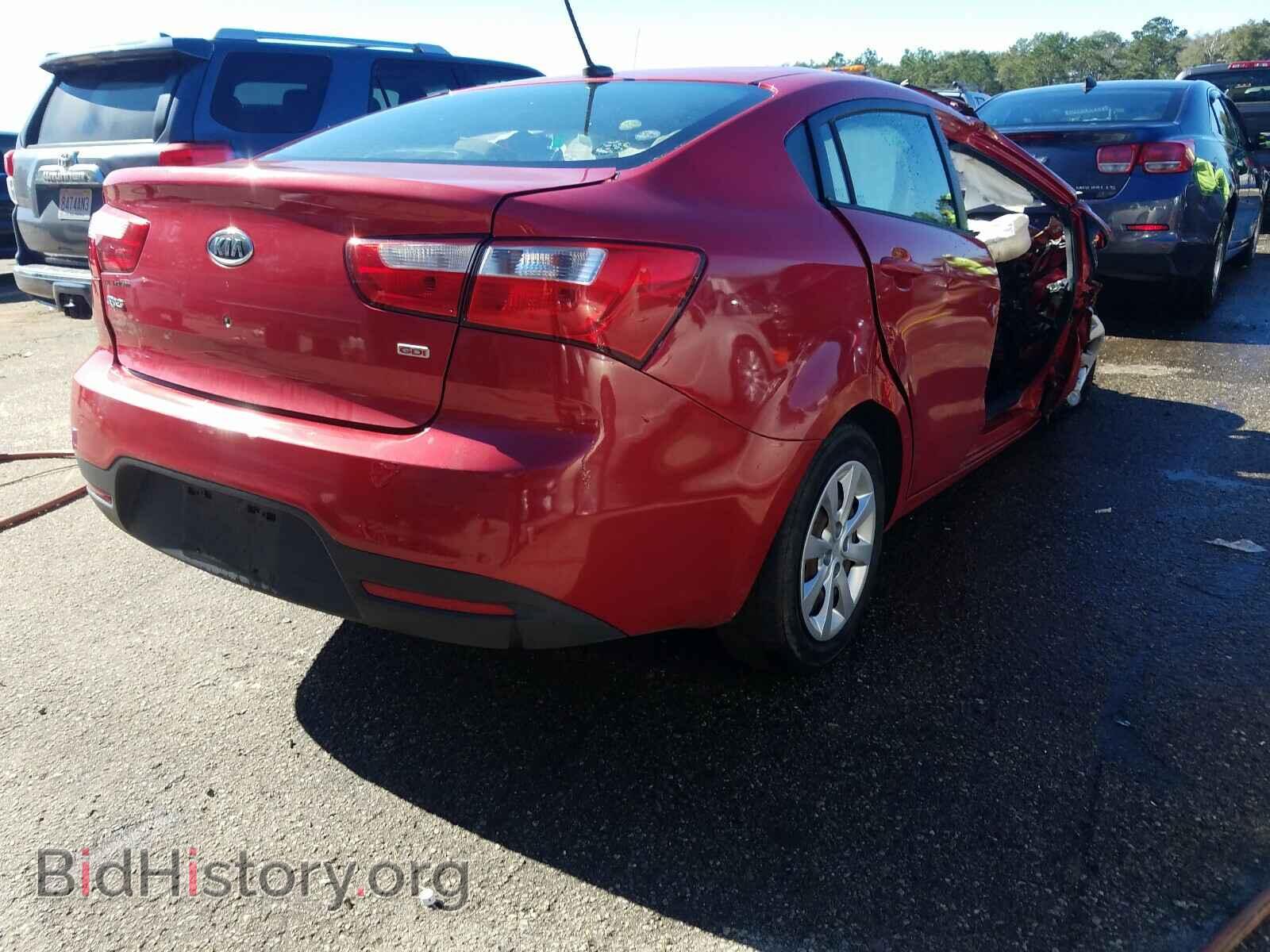 2012 KIA RIO - VIN: KNADM4A32C6052511 - Фото 4