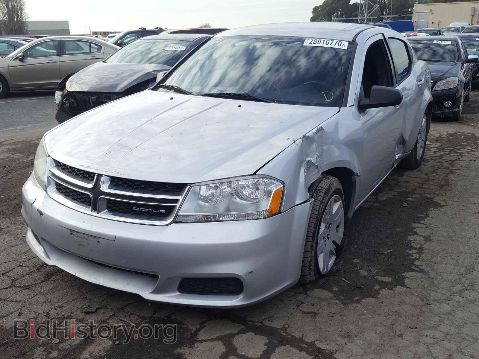 2011 DODGE AVENGER - VIN: 1B3BD4FB7BN588144 - Фото 2
