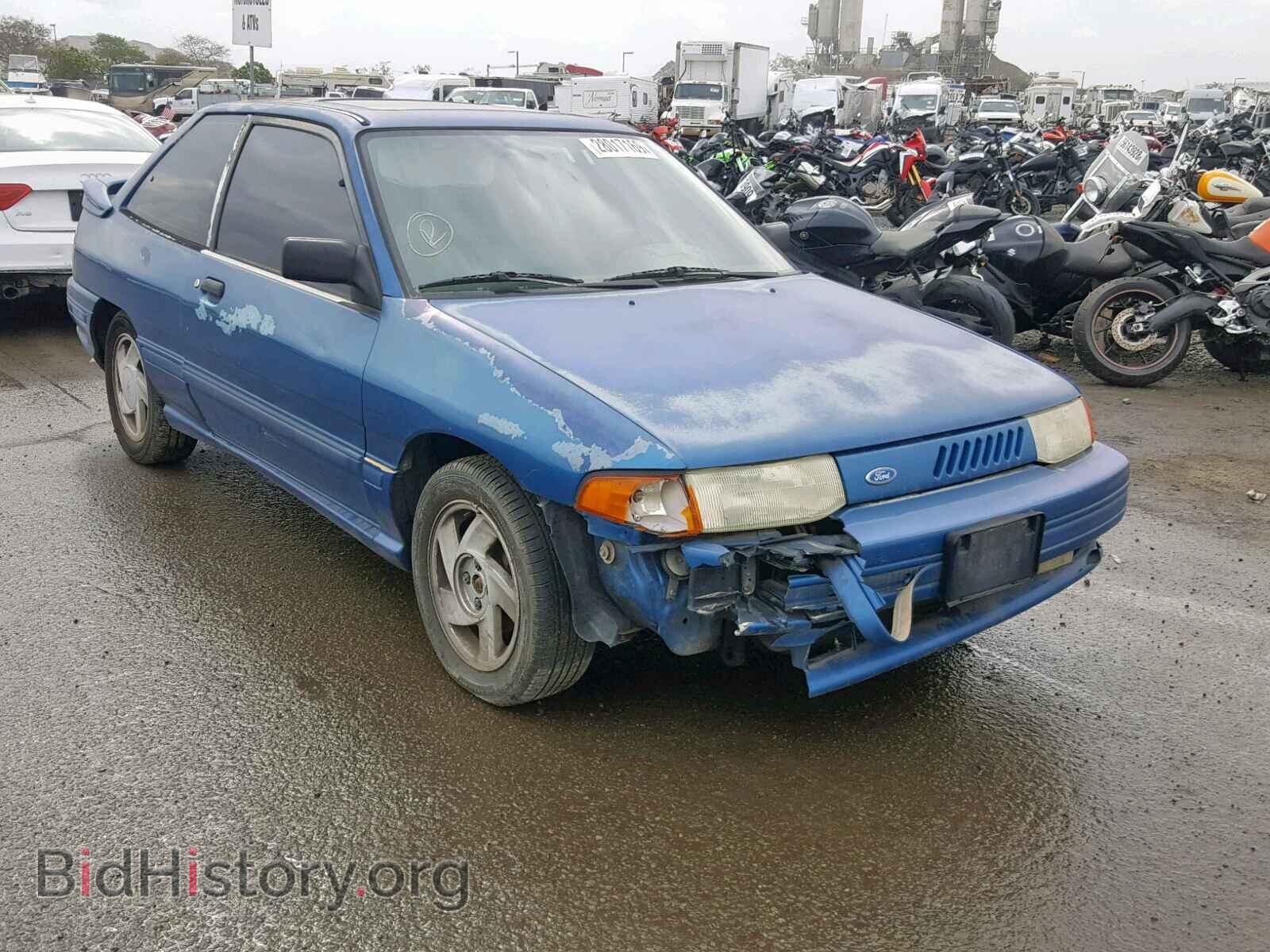 Photo 1FAPP1282MW190265 - FORD ESCORT 1991