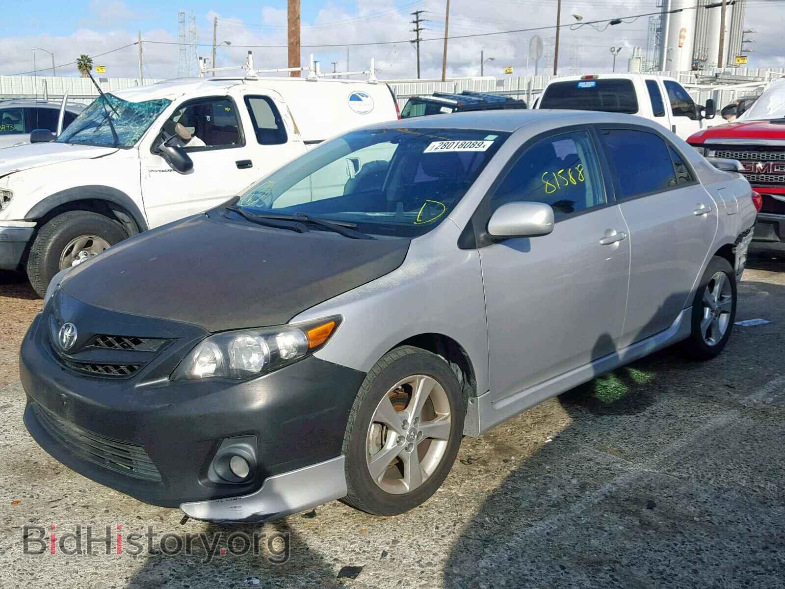 2011 TOYOTA COROLLA BA - VIN: 2T1BU4EE3BC638888 - Фото 2