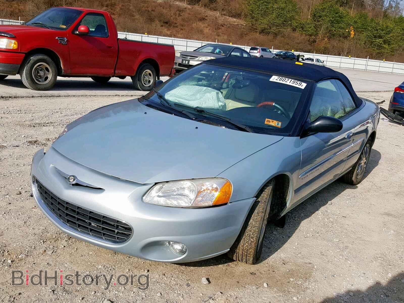 2001 CHRYSLER SEBRING - VIN: 1C3EL65U11N637306 - Фото 2