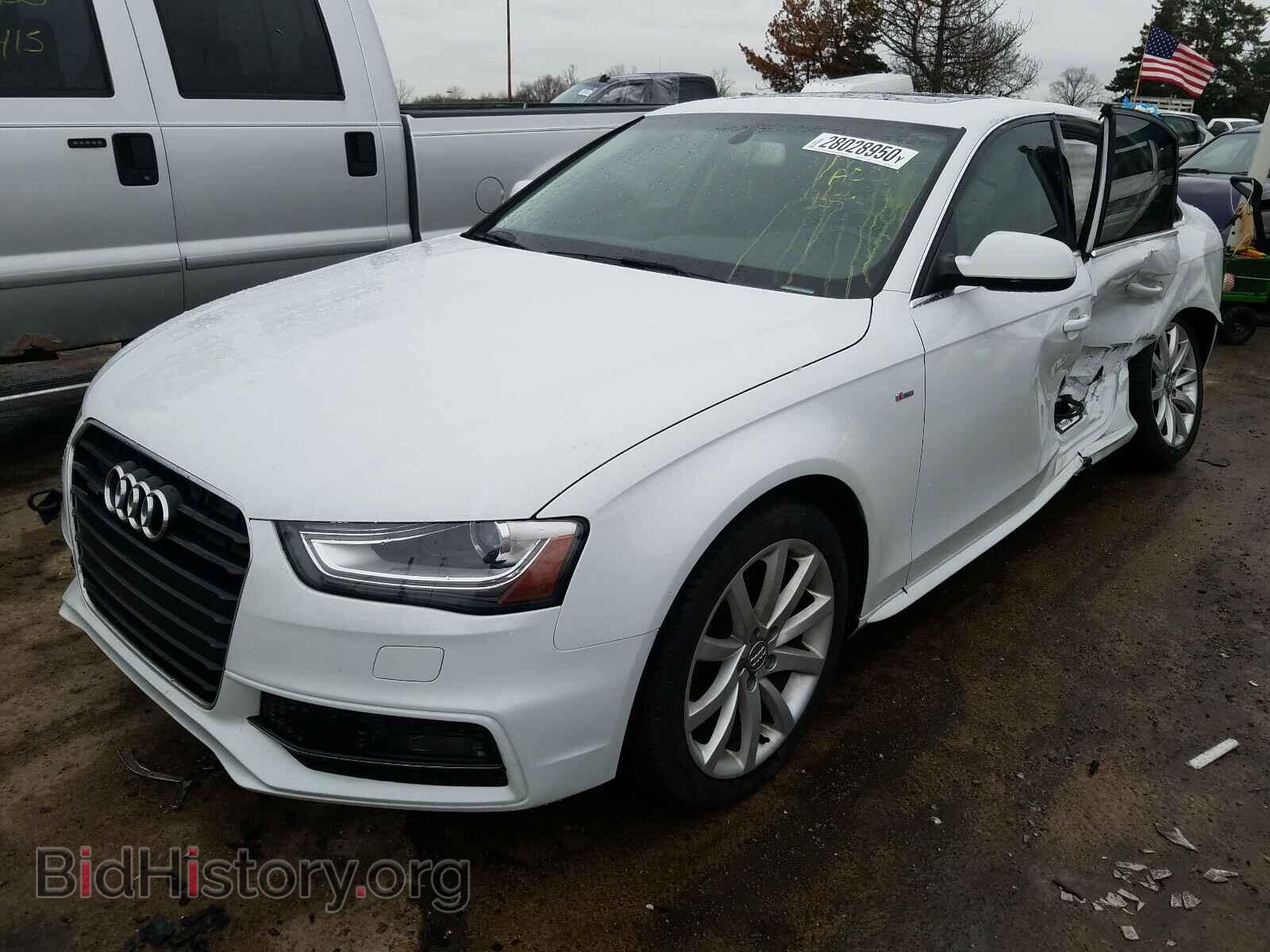 2014 AUDI A4 - VIN: WAUBFAFL4EN044539 - Photo 2