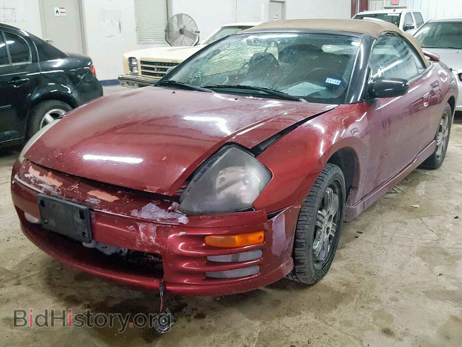 2001 MITSUBISHI ECLIPSE - VIN: 4A3AE85H01E063331 - Фото 2