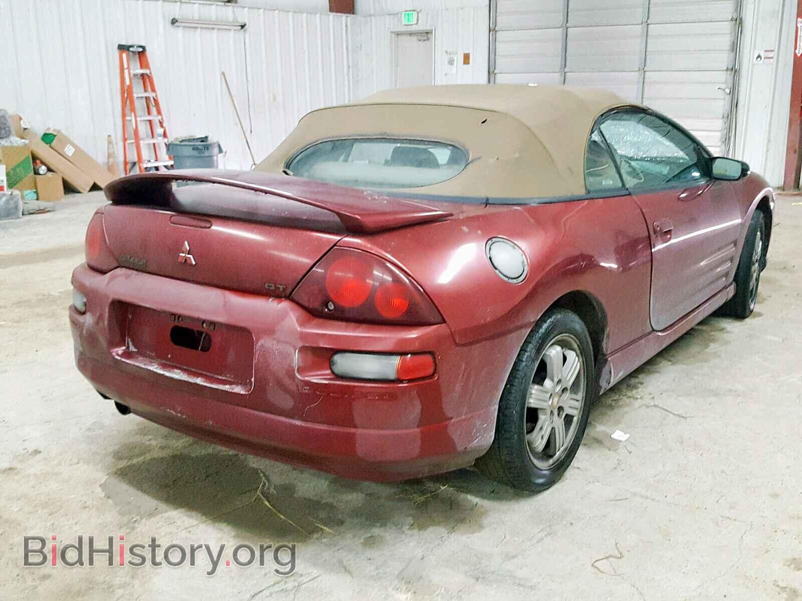2001 MITSUBISHI ECLIPSE - VIN: 4A3AE85H01E063331 - Фото 4