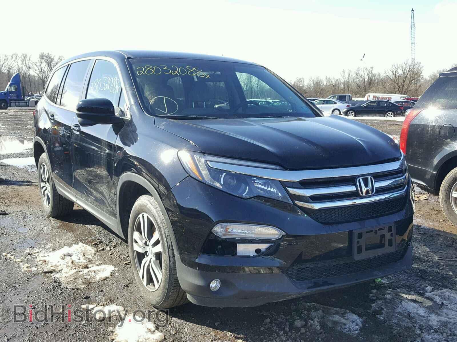 Фотография 5FNYF6H36GB096182 - HONDA PILOT 2016