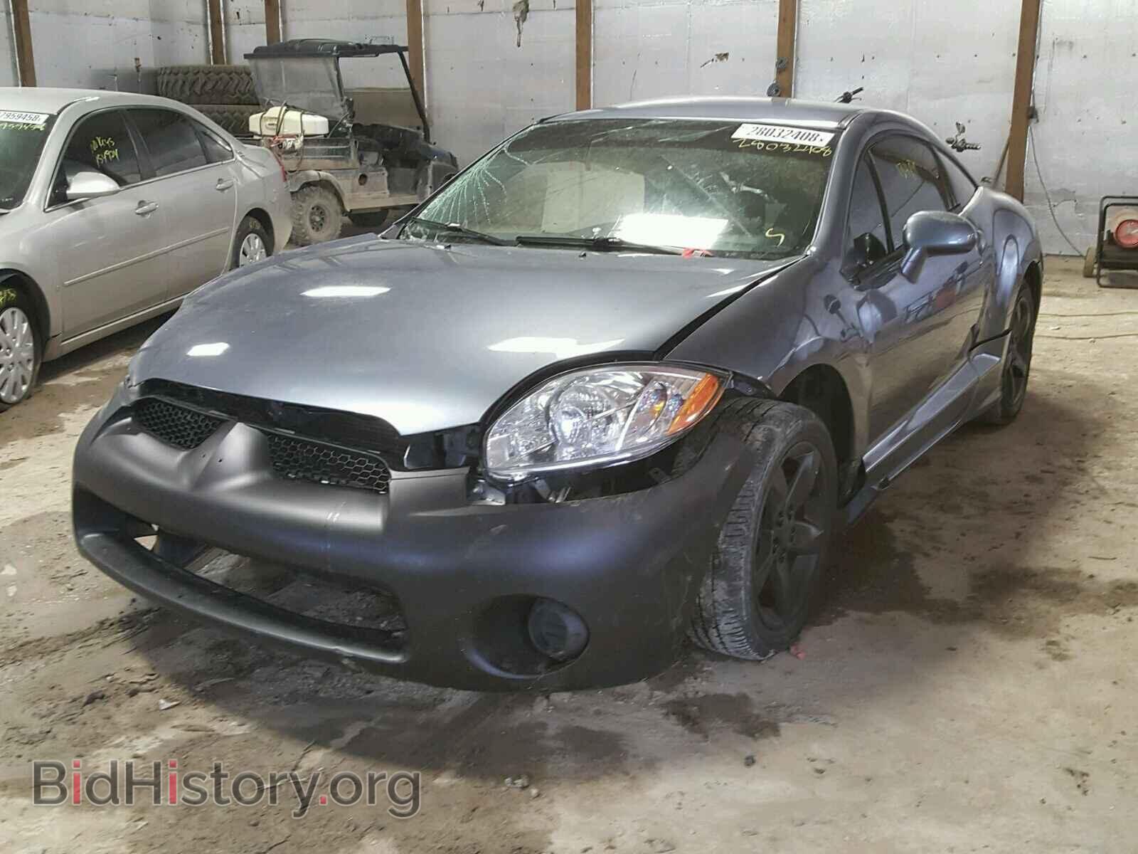 2007 MITSUBISHI ECLIPSE - VIN: 4A3AK24F77E040367 - Фото 2